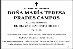 María Teresa Prades Campos